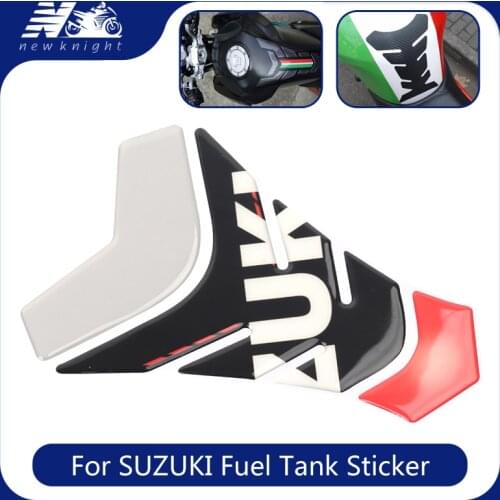 For Suzuki gsr 600 Bandit v strom 650 ltz400 sv650 Motorcycle 3D Decal Gas Fuel Tank Pad Protector Racing Car waterproof Sticker