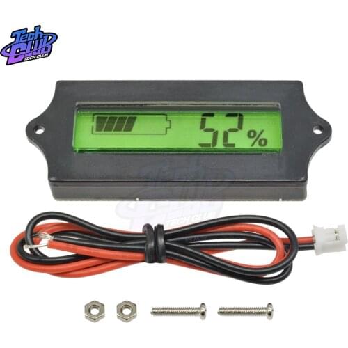 GD-Y30 24V LCD Indicator Lead-acid Lithium Voltmeter Meter Power Battery Capacity Tester Indicator Monitor Analyzer Checker