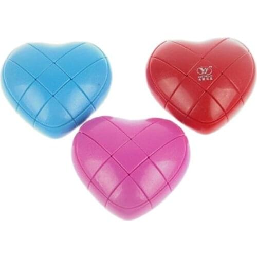 Heart shape Puzzle Cube magic Toys Educational Toys for children Twist cubo magico Strange shape