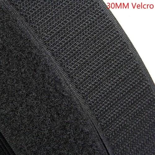 New 30mm Black nylon Hook Loop Tape 10 Meters Hook and Loop Fastener Tape DIY Sewing Accessories