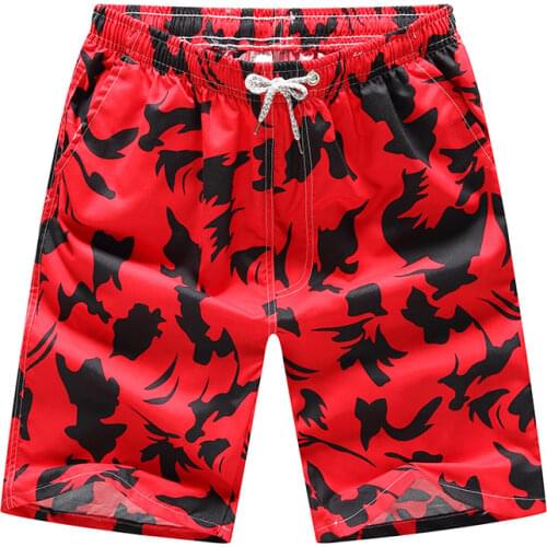Beach Short Board Surf Mens Swimwear Trunks Fast-drying Mens Color Shorts Swimming Beach Shorts Flower Surfboard Shorts