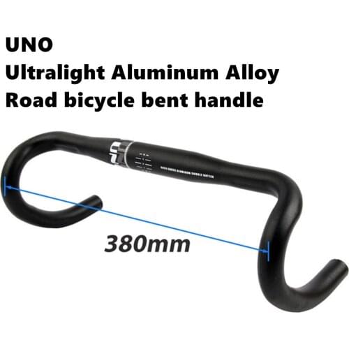 UNO Road Bike Handlebar Ultralight Bicycle Handle Drop Bar Racing Bicycle Bent Handlebar 31.8 380/400/420/440mm Bike Accessories
