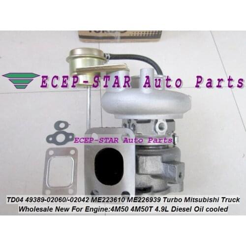 Turbo TD04 49389-02060 49389-02042 ME223610 ME226939 49389 02060 49389 02042 Turbocharger For Mitsubishi Truck 4M50T 4M50 4.9L