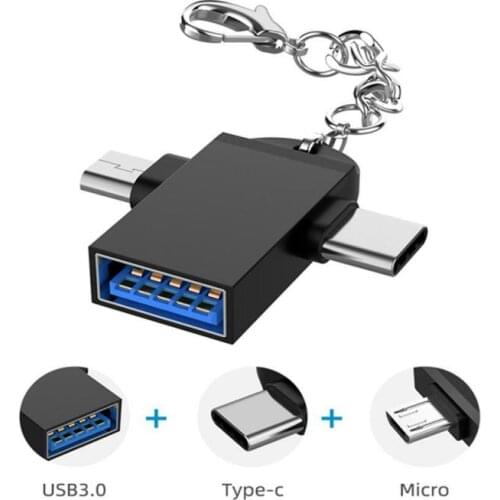 Type-C OTG Adapter Cable For Samsung S10 S10 Xiaomi Mi 9 Android Suitable For Android TYPE-C 2-in-1 OTG adapter