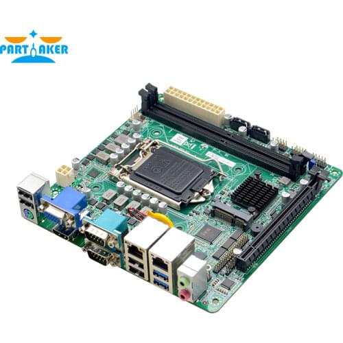 Coffee Lake Dual LAN 2 DDR4 4 SATA Ports PCIE Embedded Industrial Mini ITX Motherboard For POS Machine NAS Server