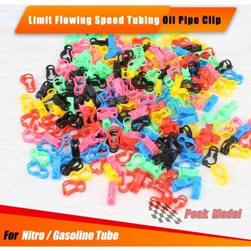 10pcs High Quality Oil Pipe Clip Limit Flowing Speed Tubing Buckle for Dia 5mm Methanol/Gasoline Oils Tube Clamp Fixed Fastener