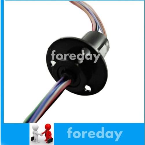10PCS/LOT 12.5mm 12*2A(12 Wires,2 amps)12 Conductors Capsule Slip Ring 220V AC 250Rpm CCTV original *FD090