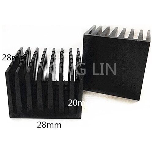 10pcs LED Heatsink 28*28*20mm aluminum heat sink IC Heatsink
