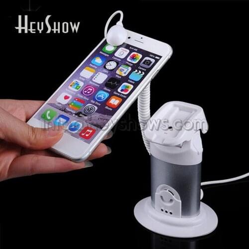 5pcs Mobile Phone Security Anti-Theft Display Stand Holder Cellphone Burglar Alarm With Remote Control And Charging function