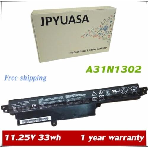 7XINbox 11.25V 33wh Original A31N1302 Laptop Battery For ASUS Vivobook X200CA X200M X200MA F200CA 11.6" Notebook Ultrabooks
