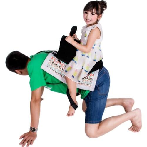 Free Shipping Parenting Games Daddle Saddle Horse Toy Novelty Seat Cushion For Baby Children Creative Funny Happy Family Game