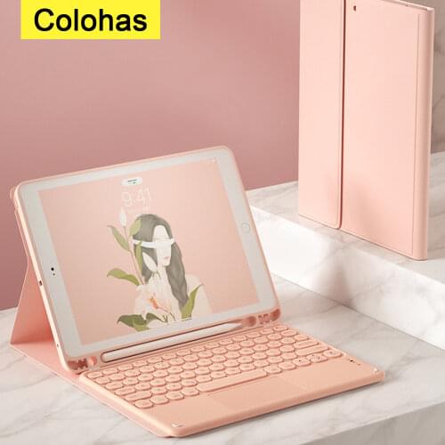 Mini Bluetooth iPad Keyboard Case Cover For iPad Pro 2021 2020 12.9 Wireless Keyboard Mouse Set For iPad Air 4 8th Generation