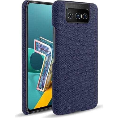 For ASUS ZenFone 7 Pro High Quality Fashion Case Felt Cloth Matte Slim Protective Back Cover for ASUS ZenFone 7 Case ZS671KS