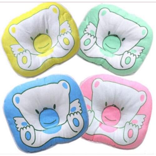 New Baby Products Newborn Safety Small Pillow Bear Cartoon Colorful Rollover Baby Head Shaping Pillow