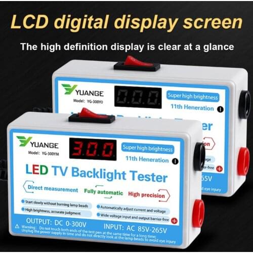 Home LED TV Backlight Tester Output 0-300V Lamp Bead LCD Digital Display Strips Test Instrument High Quality and Brand New