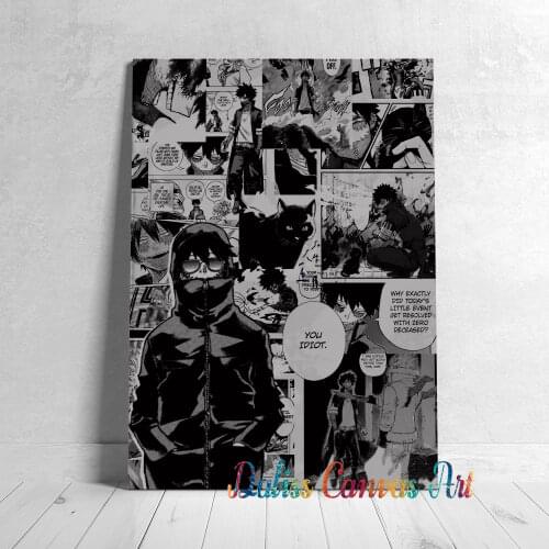 Canvas dabi My Hero Academia Anime Pictures Home Decoration Manga Paintings Poster HD Prints Wall Art Modular Living Room Framed