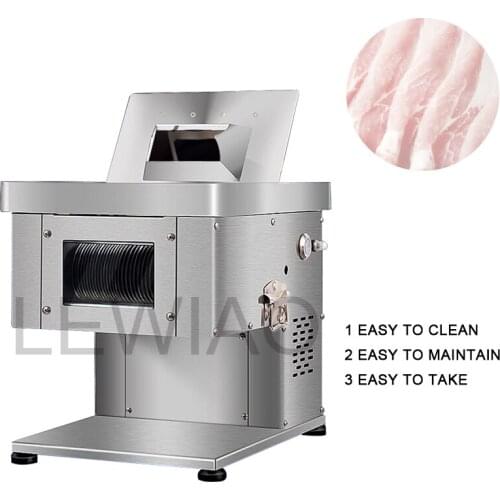 Commercial Desktop Meat Slicer Vegetable Slicer Dicing Machine Household Meat Slicer Shredded Pork Dicing Machine
