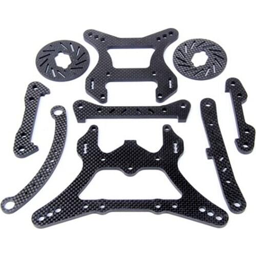 Rovan 1/5 rc car gas LT Carbon fiber steering shock disc set for LOSI 5IVE-T Rovan lost Part