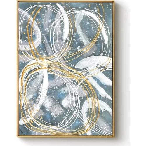 Circle Abstract Oil Painting Modern Popular Abstract 100% Handpainted Modern Wall Art Home Decoration On Canvas Frameless