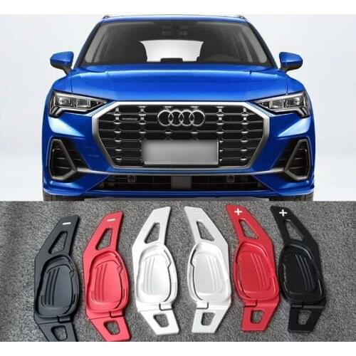 Aluminum Alloy Car-styling Steering Wheel DSG Shift Paddle Shifters Extension for Audi RS 3 4 5 6 7 RS Q3 Interior Decoration
