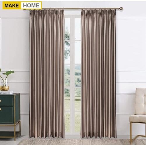 MAKEHOME Silk Curtains For Windows