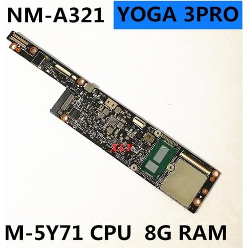 RAM 8GB M-5Y51 CPU FOR Lenovo YOGA3PRO notebook motherboard N-A321free delivery test complete