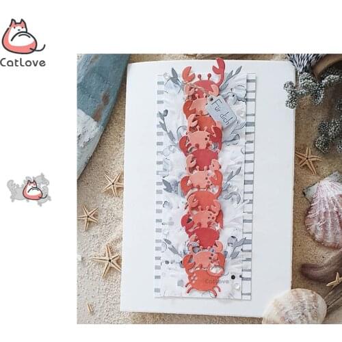 Catlove Little Crab Metal Cutting Dies Scrapbooking Mold Knife Stencil Die Cuts Card Making DIY Craft Embossing New Die For 2020