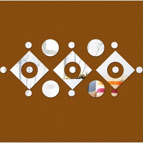 New real acrylic mirror surface sticker stickers home decoration birds for kids plastic decals living room