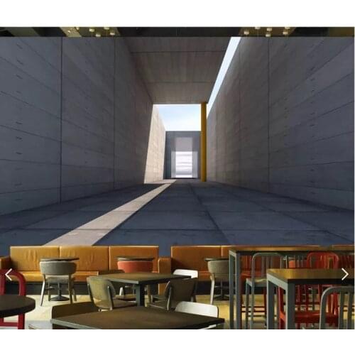 Bacaz 3D Stereo-Space Wallpaper Mural Geometric Building for Office Restaurant Cafe Background 3d wall paper papel de parede Art