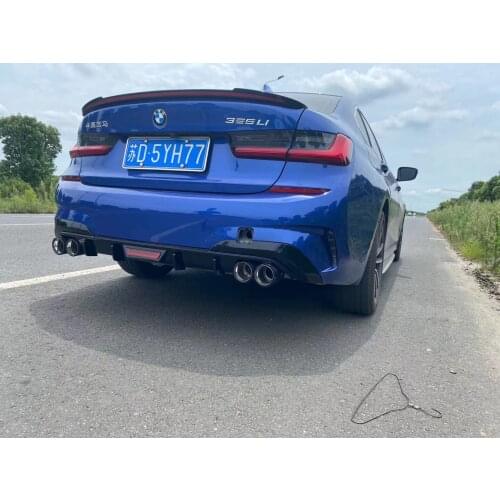 Suitable For 2020 Bmw New 3 Series 325 Bumper Spoiler Mp Rear Lip Surround Modification