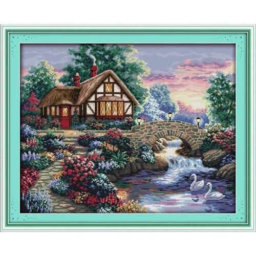Beautiful Homeland (6) Counted Cross Stitch 11CT 14CT Cross Stitch Set Scenery Cross-stitch Kit Embroidery Needlework