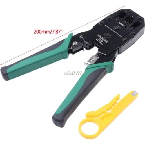RJ45 RJ11 RJ12 Cat 5/5e Network LAN Cable Crimping Pliers Hand Tool For 4P 6P 8P S18 Wholesale&DropShip