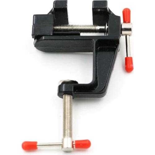 Aluminum Alloy Table Vise Swivel Lock Clamp Locksmith Clip Parts Screw Bench for DIY Jewellery Craft mould Fixed Repair Tool