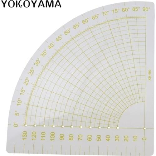 YOKOYAMA DIY sewing quilting tool fan-shaped quilting ruler sewing ruler sewing ruler KR-900