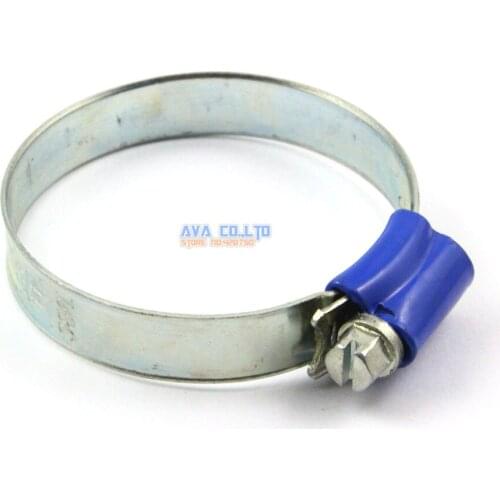 10 Pieces 44-56mm Carbon Steel Hose Clamp Worm Gear Hose Pipe Fitting Clamp