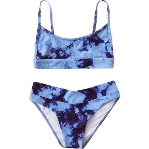 2021 Infant Kids Girls Ruffles Hollow Summer Swimwear Swimsuit Bikini Outfits Beach Cute Two-piece Swimsuit Купальник Детский