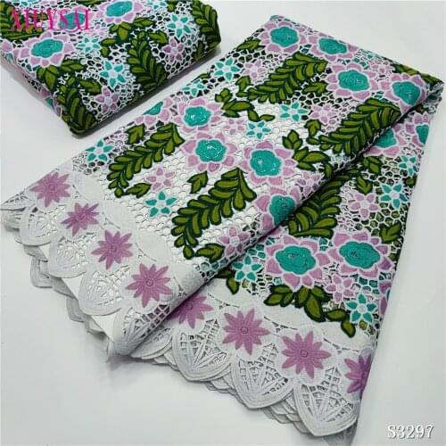 2021 latest white african cord Lace /guipure lace Fabrics chemical lace fabric high quality african cord lace nigerian lace S507