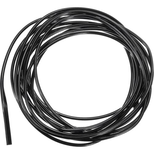 6M Car Door Edge Guards Fit Rubber Edge Trim Car Door Edge Protection black