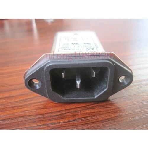 CW1D-3A-T Chassis Mount IEC 320 C14 Power Line EMI Filter AC 115V/250V 3A