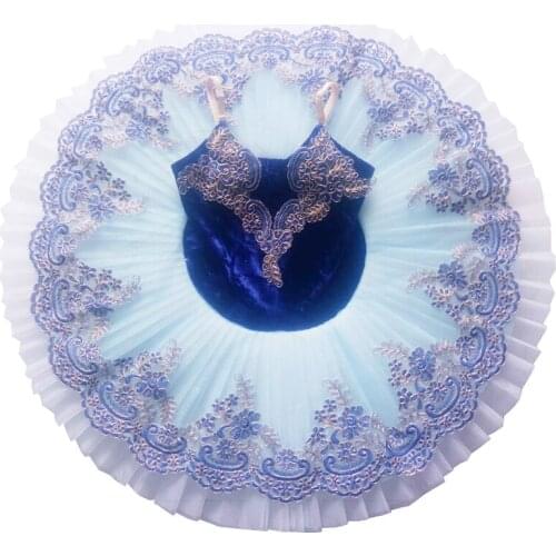 2020 Blue ballet skirt dancer girl boy boy beautiful adult dream Ballet Swan Lake dressed as a woman professional ballet skirt