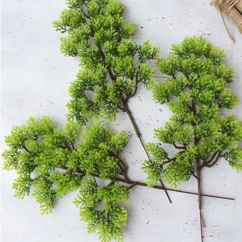 Artificial Plant Fake Leaves Non-toxic Tasteless Home Wedding Decoration Decoration Plant Aquarium Decor