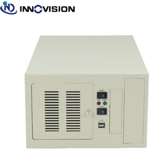 Compact wallmounted chassis IPC2406C industrial computer case supporting 6slot industrial ISA backplane