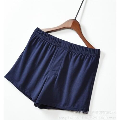 Wholesale cotton mens boxer briefs loose home comfort large size Aro pants cotton breathable shorts