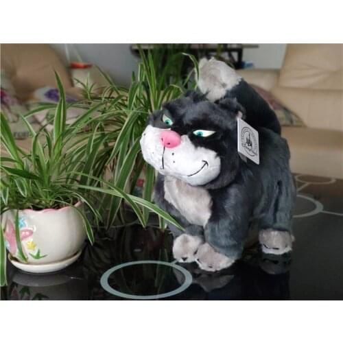 New Original Disney Cartoon Cinderella Movie Cute Lucifer Cat Large Plush Toy Stuffed Animals Dolls Birthday Present For Child