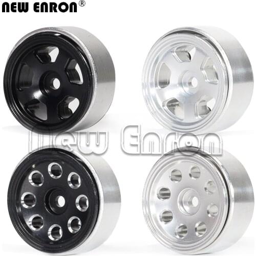 NEW ENRON CNC Metal Beadlock Wheel Rims 4P 1.0" for 1/24 RC Crawler Car Axial SCX24 90081 AXI00002 Deadbolt Chevrolet B-17 Betty