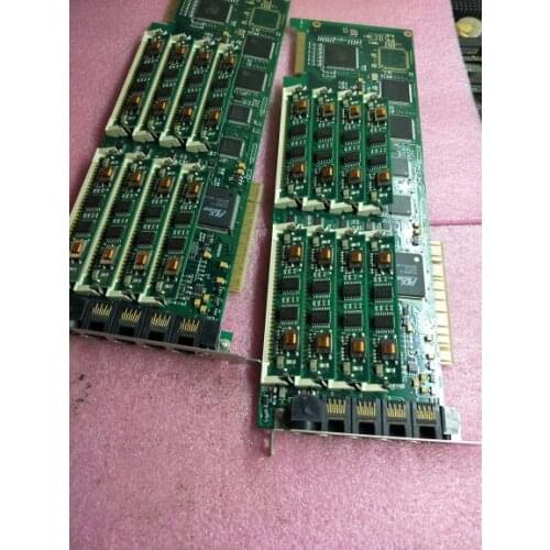 Original dismantling SHT-16B-CT/PCi voice card 90% new SHT-16B-CT/PCI
