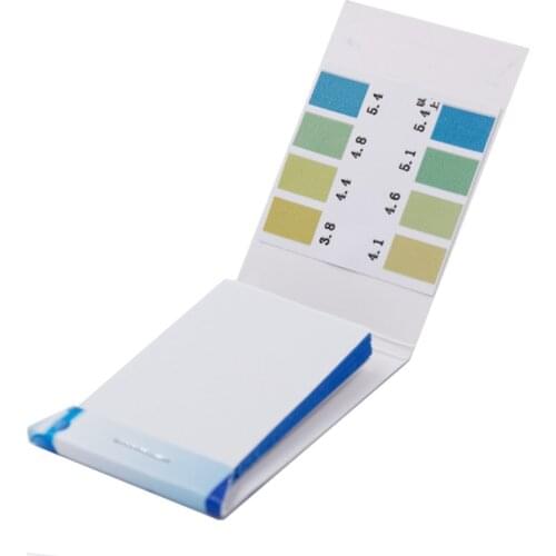 PH 3.8-5.4 80 Strips Acid Alkaline Water ph paper litmus Indicator testing tool kit 20%off