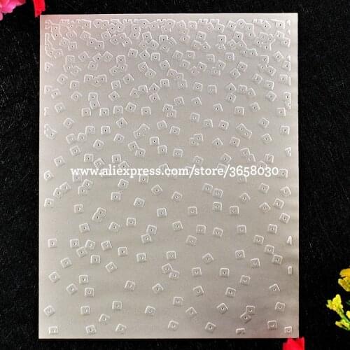 Pattern Plastic Embossing Folder For Scrapbook DIY Album Card Tool Plastic Template 12.1x15.3cm 8101416