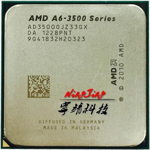 AMD A6-Series A6 3500 2.1 GHz Triple-Core CPU Processor AD3500OJZ33GX Socket FM1