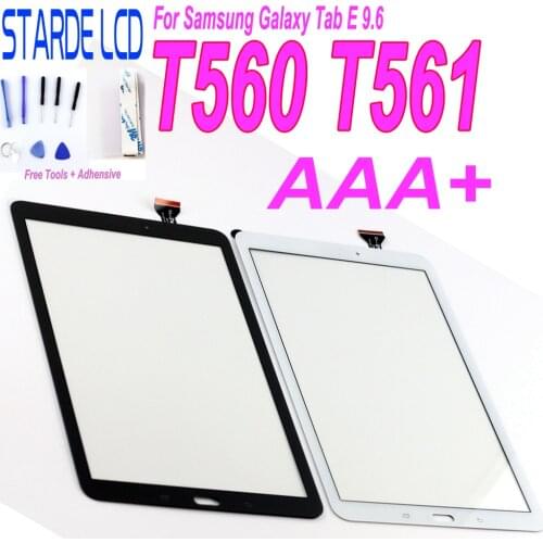 Tested 100% For Samsung Galaxy Tab E 9.6 SM-T560 T560 T561 Touch Screen Digiitzer Glass Panel Repair Part with Free Tools
